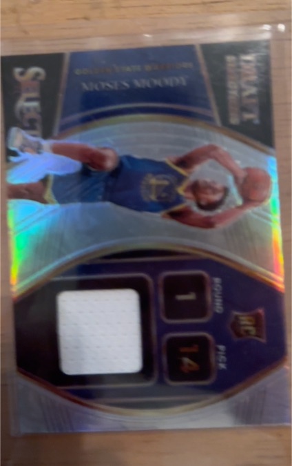 2021-22 Panini Select Draft Selections Memorabilia #DS-MMO Moses Moody — front