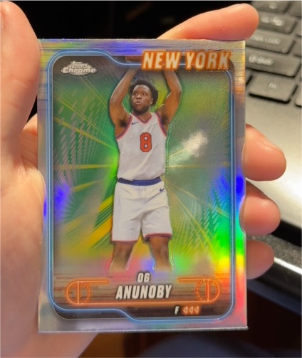 2024-25 Topps Chrome #60 OG Anunoby — front