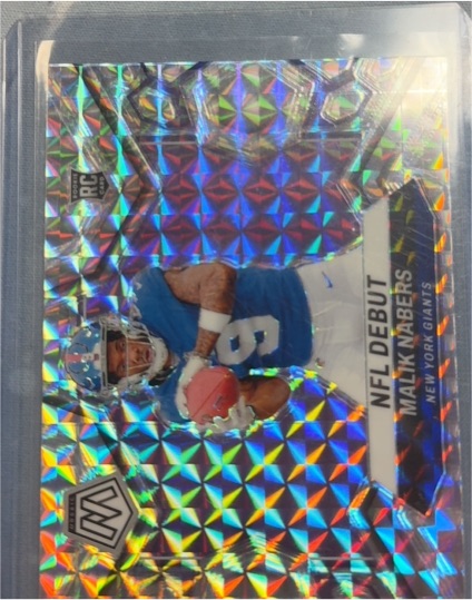 2024 Panini Mosaic #284 Malik Nabers NFL Debut — front