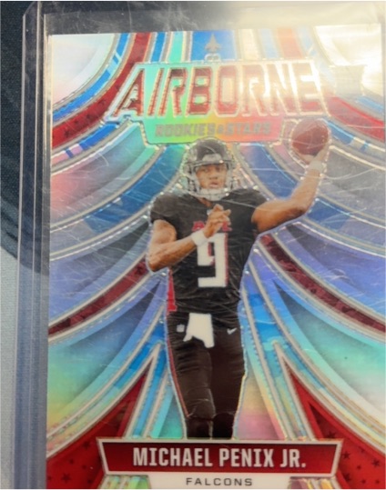 2024 Panini Rookies & Stars Airborne #A-MPJ Michael Penix Jr. — front