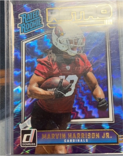 2024 Donruss #4 Marvin Harrison Jr. Rated Rookies Retro — front