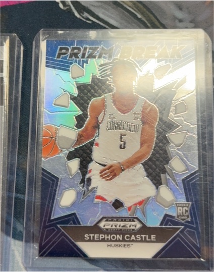 2024 Panini Prizm Draft Picks #15 Stephon Castle Prizm Break — front