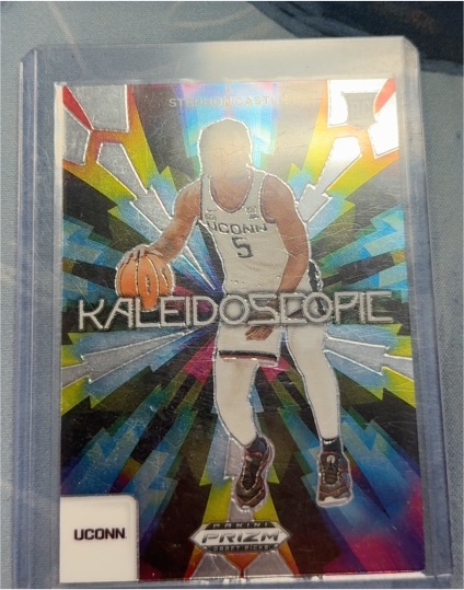 2023-24 Panini Prizm Kaleidoscopic #5 UConn Player — front