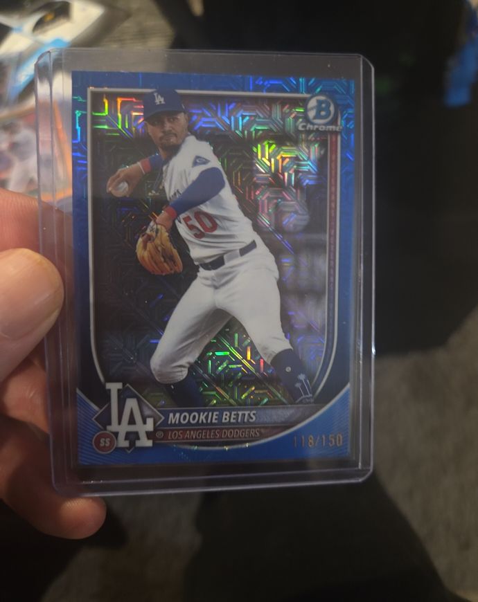 2025 Bowman Chrome #118 Mookie Betts — front