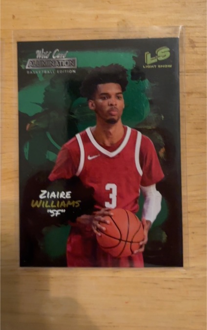 2021-22 Wild Card Alumination #LS-25 Ziaire Williams Light Show — front