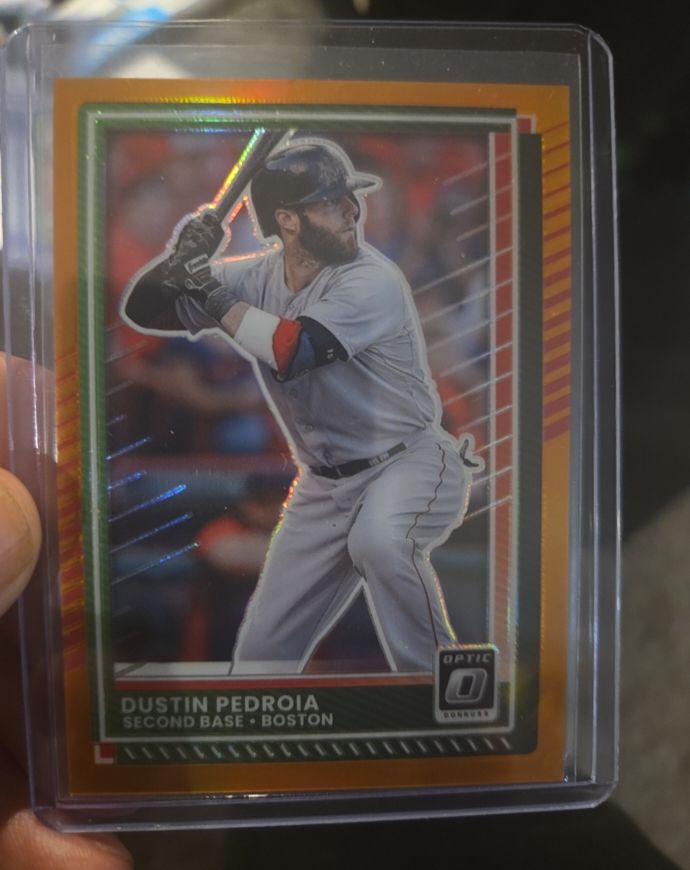 2025 Panini Donruss Optic #28 Dustin Pedroia — front