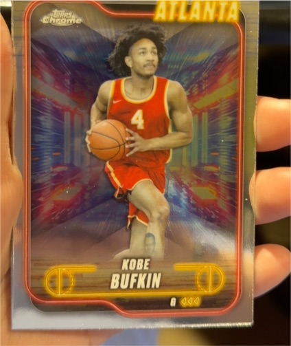2024-25 Topps Chrome #29 Kobe Bufkin — front