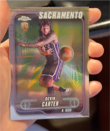 2024-25 Topps Chrome #134 Devin Carter — front