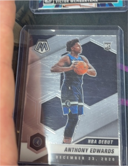 2020-21 Panini Mosaic NBA Debut #261 Anthony Edwards — front