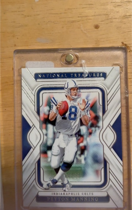 2012 Panini National Treasures #1 Peyton Manning — front