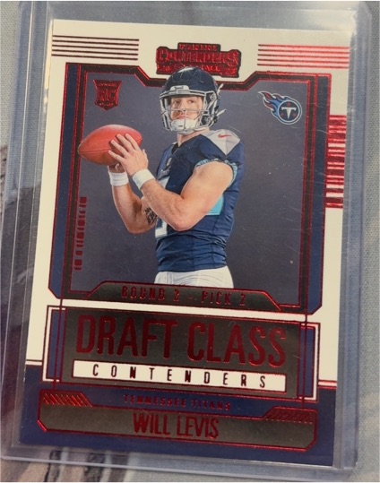 2023 Panini Contenders Draft Class Contenders #25 Will Levis — front