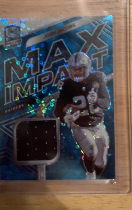 2020 Panini Spectra #41 Josh Jacobs Max Impact — front