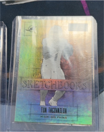 2022 Panini Playbook Sketchbooks #7 Tua Tagovailoa — front