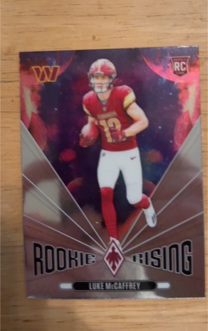 2024 Panini Phoenix #RR-LMC Luke McCaffrey Rookie Rising — front