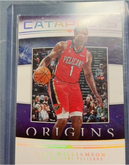 2023-24 Panini Origins #13 Zion Williamson Catapults — front