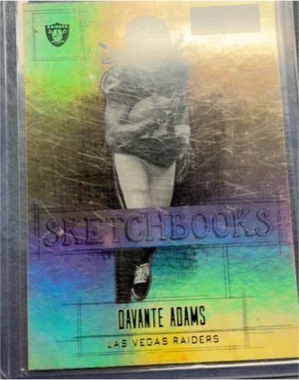 2022 Panini Playbook Sketchbooks Davante Adams — front
