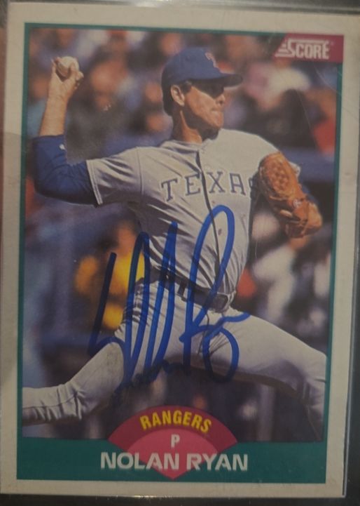 1989 Score Rookie & Traded #2T Nolan Ryan — front