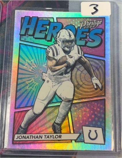 2022 Panini Prestige #H-9 Jonathan Taylor Heroes — front