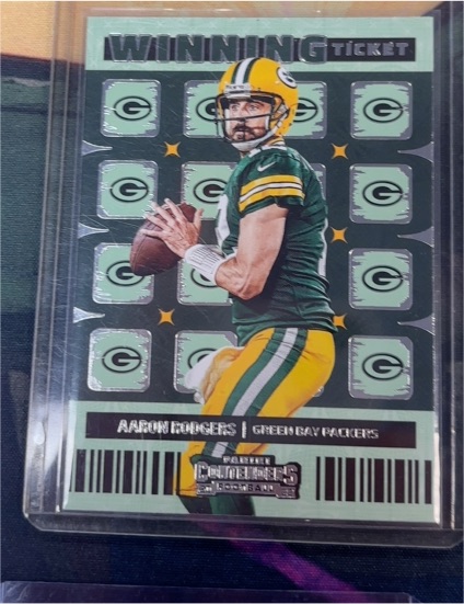 2022 Panini Contenders #WT-ARO Aaron Rodgers Winning Ticket — front