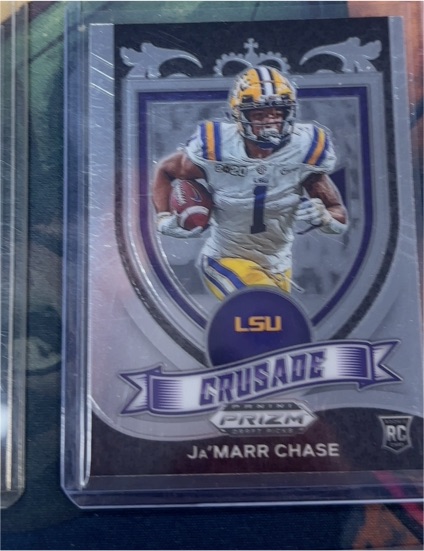 2021 Panini Prizm Draft Picks Crusade #162 Ja'Marr Chase — front