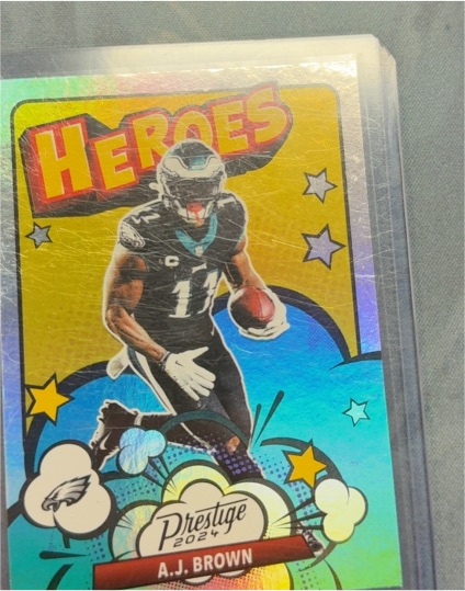 2024 Panini Prestige #8 A.J. Brown Heroes — front