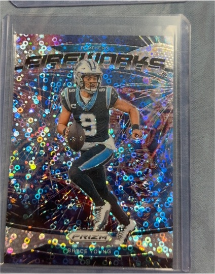 2024 Panini Prizm Fireworks #14 Bryce Young — front