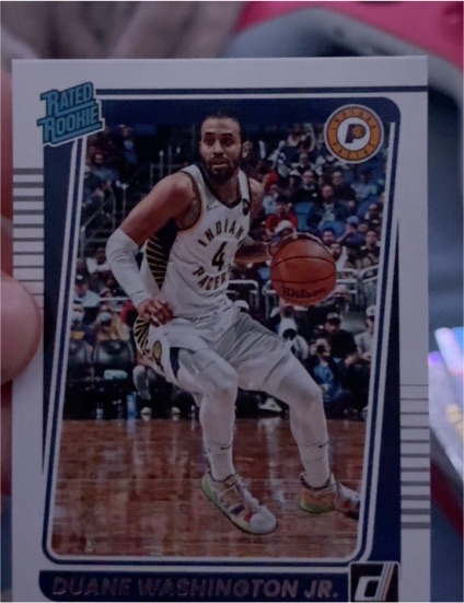 2021-22 Panini Chronicles Donruss #297 Duane Washington Jr. — front