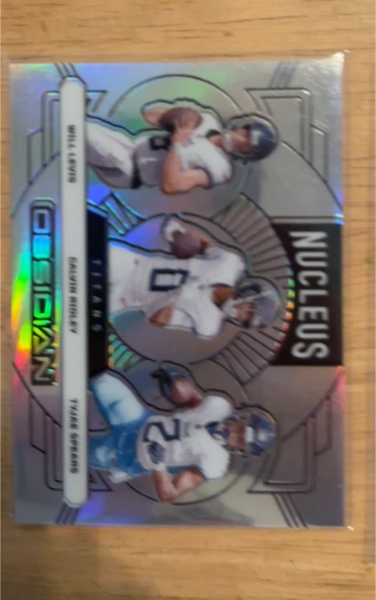 2024 Panini Obsidian #4 Josh Jacobs/Jordan Love/Christian Watson Nucleus — front