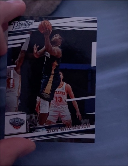 2021-22 Panini Chronicles Prestige #66 Zion Williamson — front