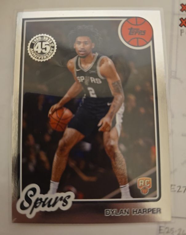 2025-26 Topps Basketball #80BK-52 Dylan Harper — front