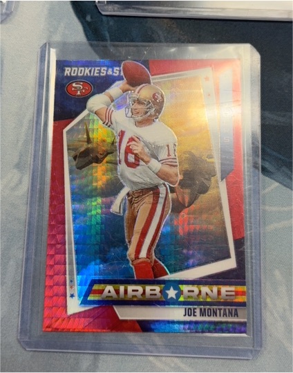 2021 Panini Rookies & Stars #AB-25 Joe Montana Airborne — front