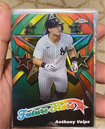 2025 Topps Chrome #FS-15 Anthony Volpe Future Stars — front