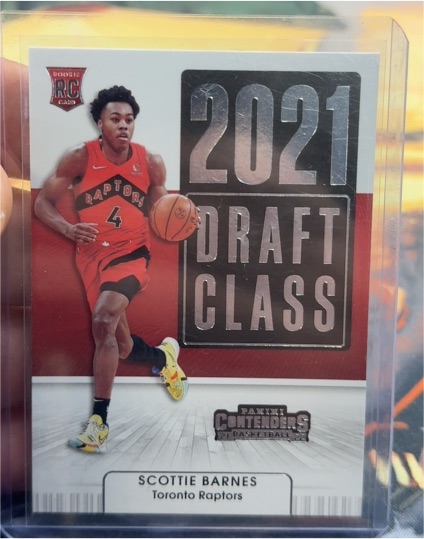 2021-22 Panini Contenders #4 Scottie Barnes 2021 Draft Class — front
