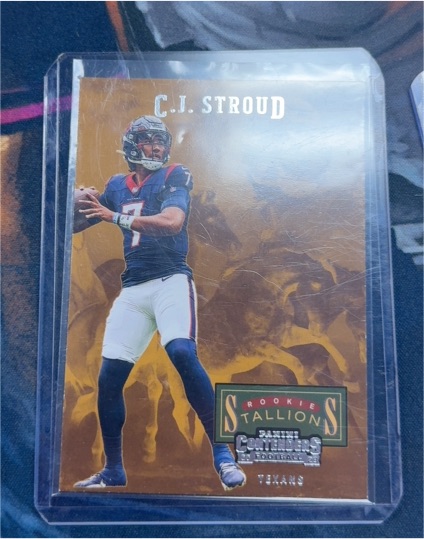 2023 Panini Contenders #6 C.J. Stroud Rookie Stallions — front