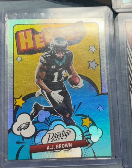 2024 Panini Prestige - Heroes #8 A.J. Brown — front