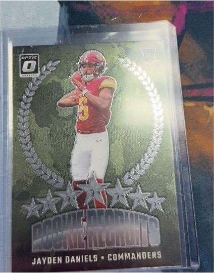 2024 Panini Donruss Optic #7 Jayden Daniels Rookie Recruits — front