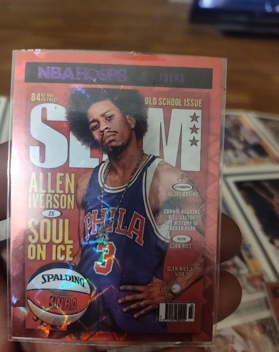 2020-21 Panini NBA Hoops Slam #1 Allen Iverson — front