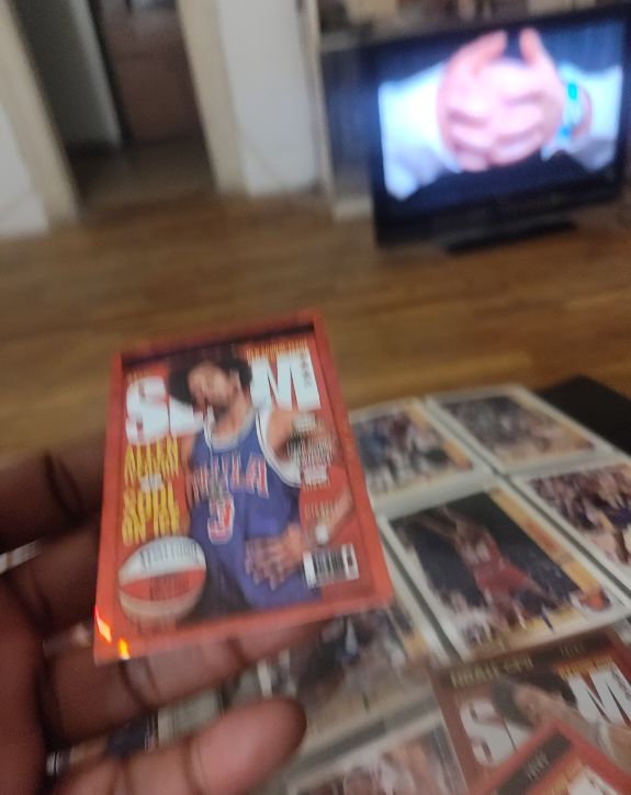 2020-21 Panini NBA Hoops Slam #1 Allen Iverson — front
