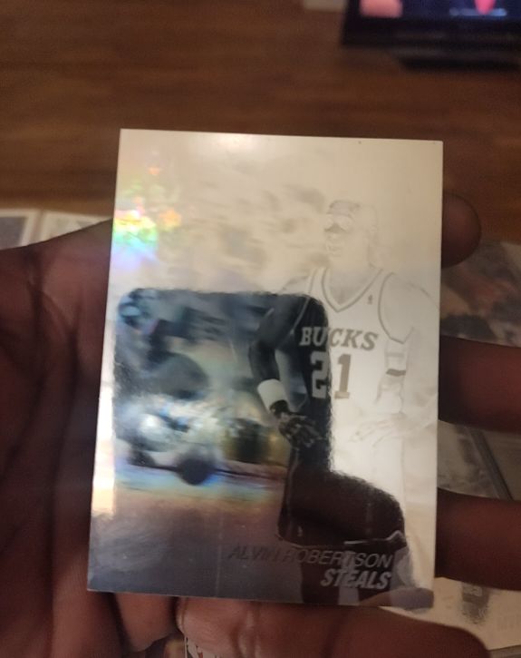 1992-93 Upper Deck Award Winner Holograms #AW3 Alvin Robertson Steals — front