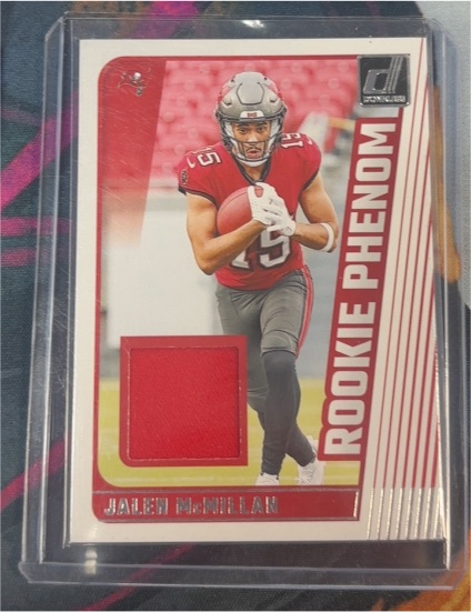 2024 Panini Donruss #RPJ-JMC Jalen McMillan Rookie Phenom Jerseys — front