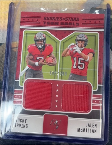 2024 Panini Rookies & Stars Team Duals #TD-TB Bucky Irving / Jalen McMillan — front