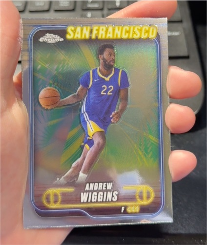2024-25 Topps Chrome #155 Andrew Wiggins — front