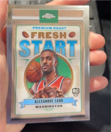 2024-25 Topps Chrome #FS-2 Alexandre Sarr Fresh Start — front