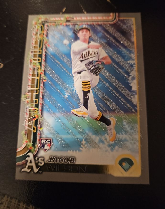 2025 Topps Holiday #H4 Jacob Wilson — front