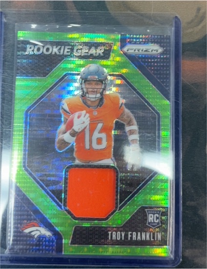 2024 Panini Prizm Rookie Gear #RG-TFN Troy Franklin — front