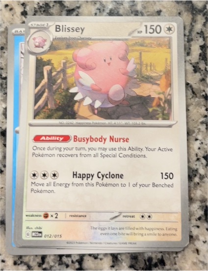 2023 Pokémon #012 Blissey McDonald's Promo — front