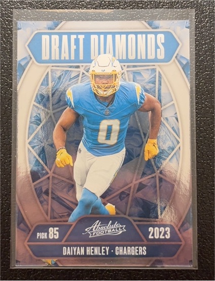 2023 Panini Absolute Draft Diamonds #DD-DHY Daiyan Henley — front