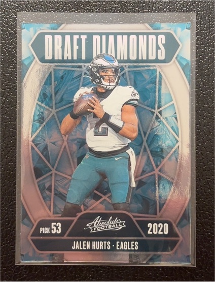 2025 Panini Absolute Draft Diamonds #DD-JHS Jalen Hurts — front