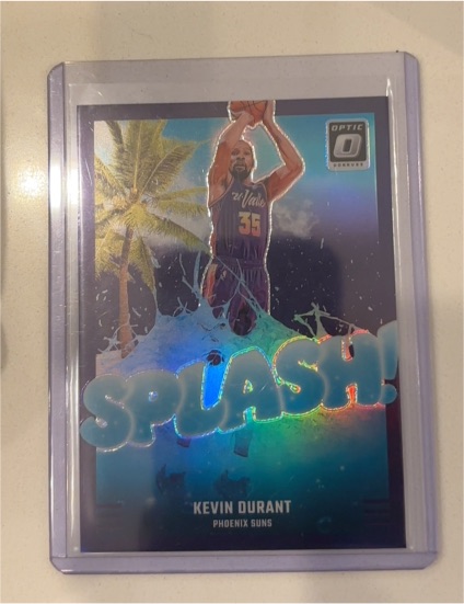 2024-25 Panini Donruss Optic #10 Kevin Durant Splash! Purple Prizm — front