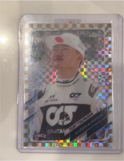 2021 Topps Chrome Formula 1 #49 Yuki Tsunoda — front